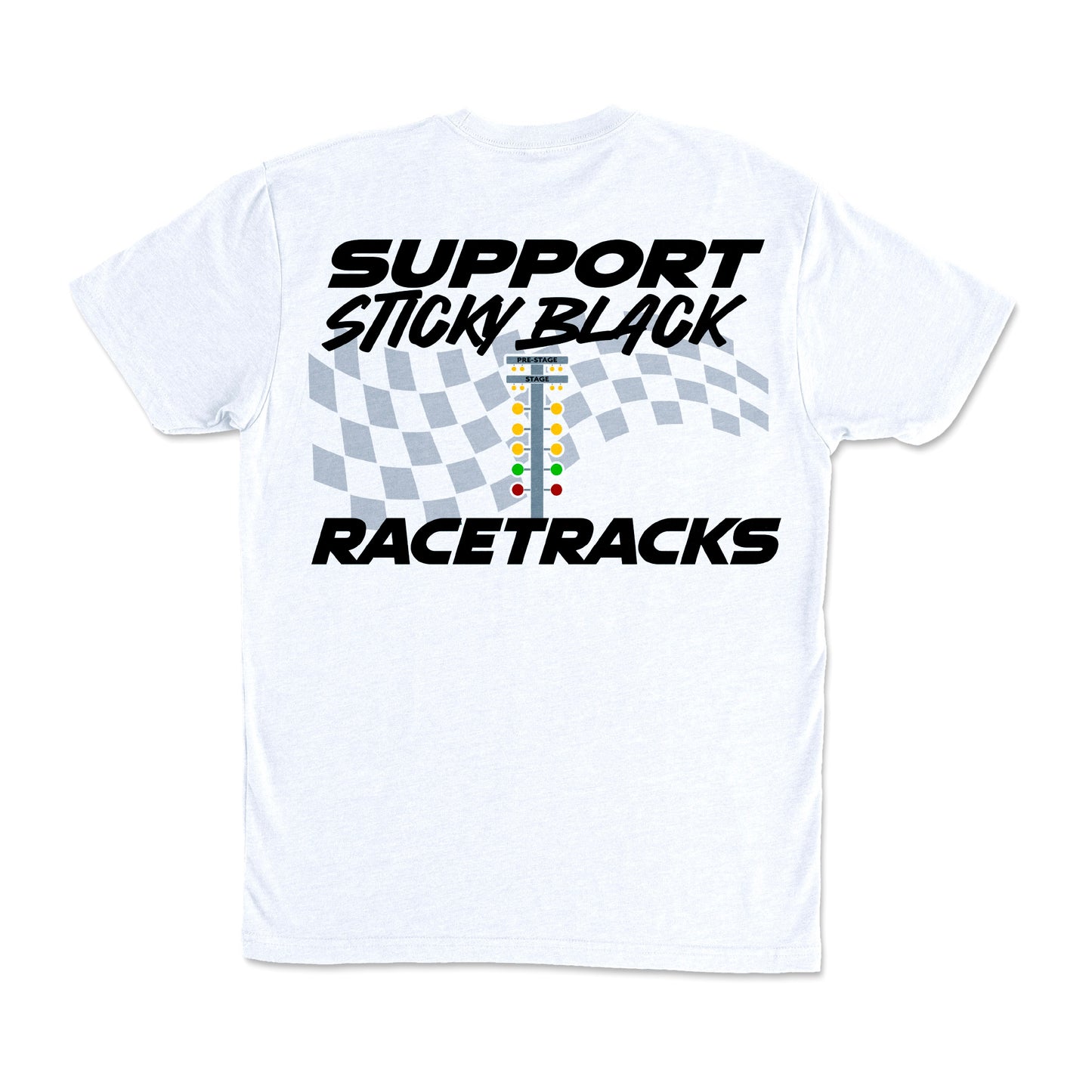 SUPPORT STICKY BLACK RACETRACKS